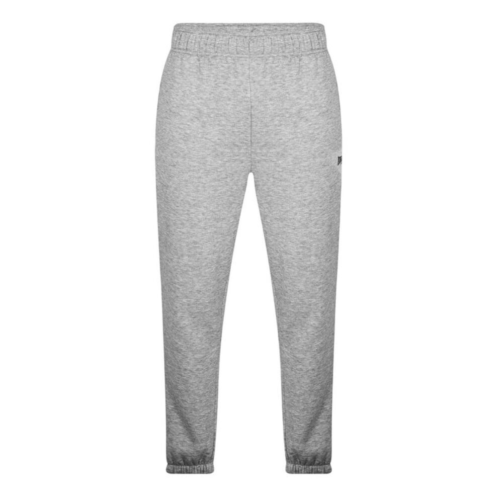 Lonsdale Mens Essential Polyester Blend Joggers / Gray